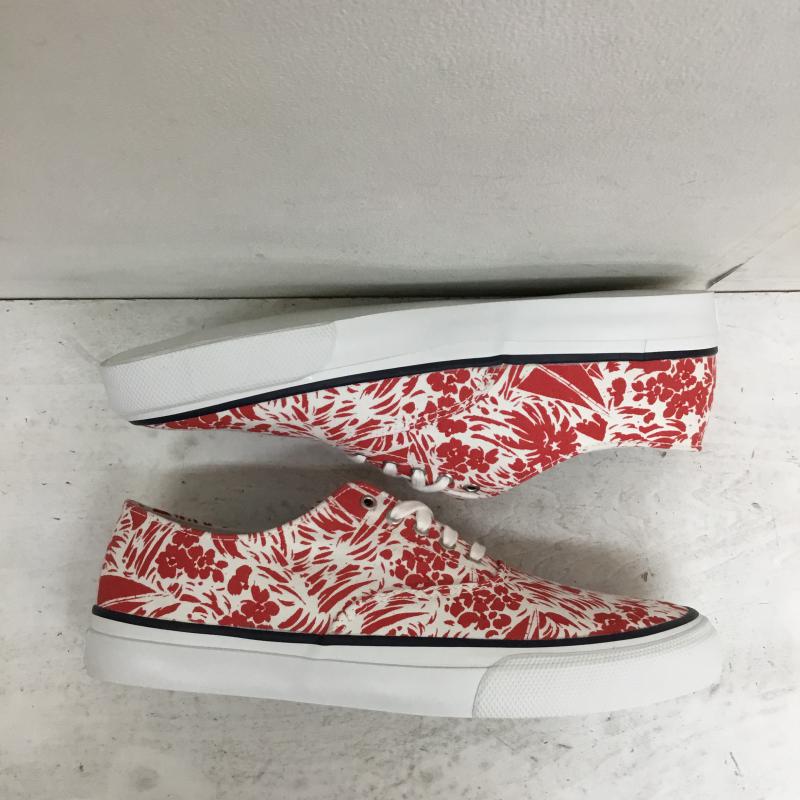 スペリー トップサイダー Sperry Top-Sider スニーカー スニーカー CVO アレンジモデル STS10991 US:9 白 / ホワイト / X 赤 / レッド / メンズ USED 古着 中古 10054054