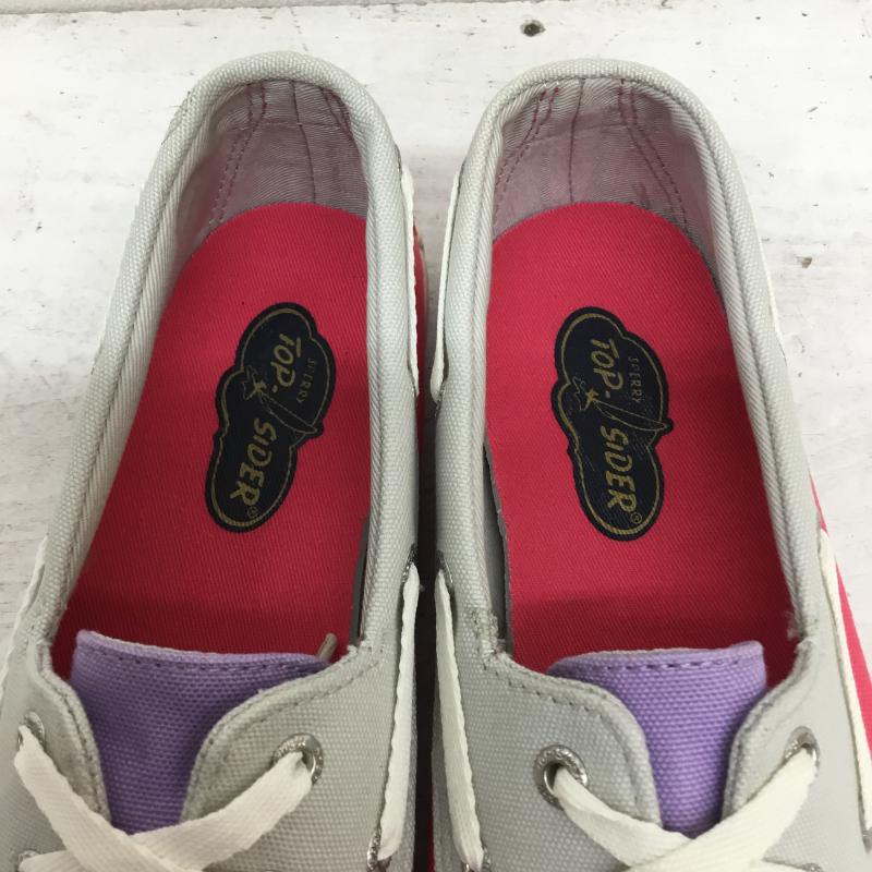 スペリー トップサイダー Sperry Top-Sider スニーカー スニーカー US:7 灰 / グレー / X 桃 / ピンク / X 紫 / パープル / レディース USED 古着 中古 10054055