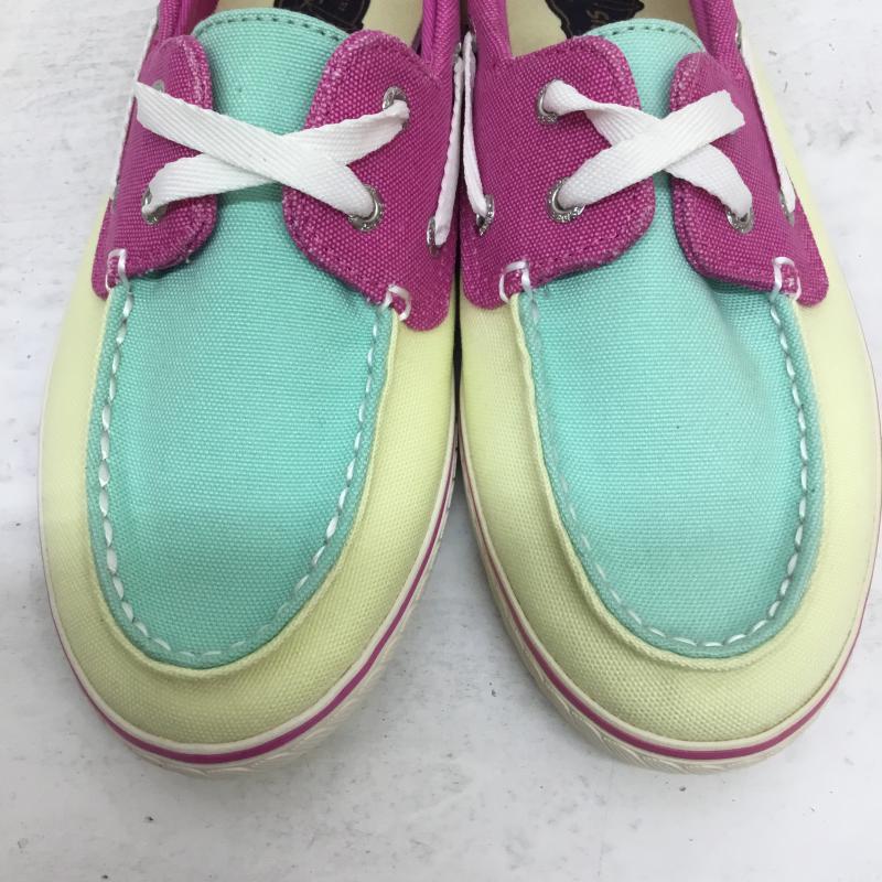 スペリー トップサイダー Sperry Top-Sider スニーカー スニーカー US:7.5 黄 / イエロー / X マゼンタ / マゼンタ / X 薄緑 / ライトグリーン / レディース USED 古着 中古 10054056
