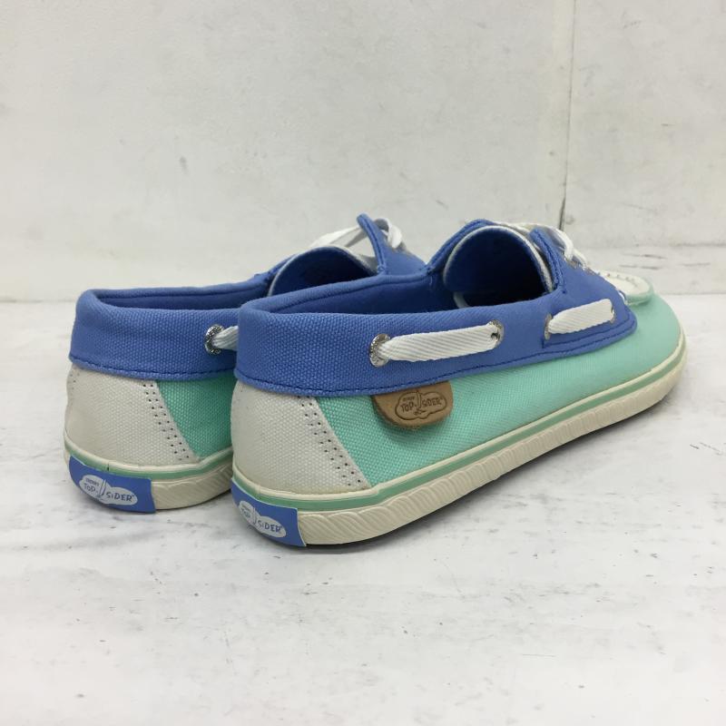 スペリー トップサイダー Sperry Top-Sider スニーカー スニーカー US:7.5 水色 / ライトブルー / X 白 / ホワイト / X 薄緑 / ライトグリーン / レディース USED 古着 中古 10054057
