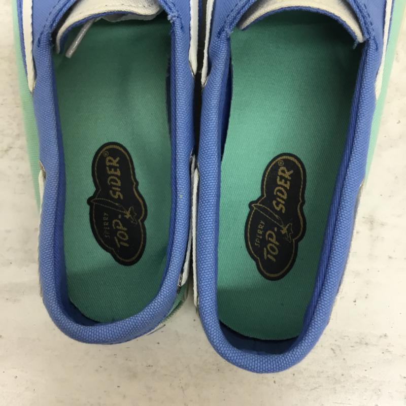 スペリー トップサイダー Sperry Top-Sider スニーカー スニーカー US:7.5 水色 / ライトブルー / X 白 / ホワイト / X 薄緑 / ライトグリーン / レディース USED 古着 中古 10054057