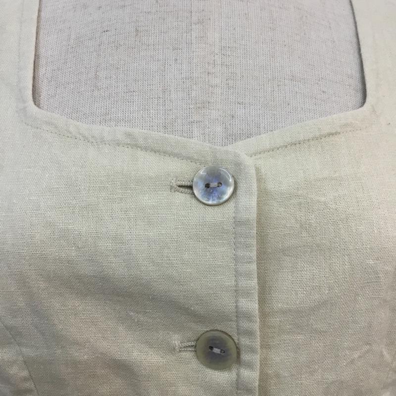 スライ SLY カットソー 長袖 スクエアネック 1 無地 アイボリー / アイボリー / レディース USED 古着 中古 10054126