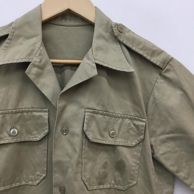 ユーズドクロージング used clothes シャツ、ブラウス 半袖 チノクロスシャツ ベージュ / ベージュ / メンズ USED 古着 中古 10054149