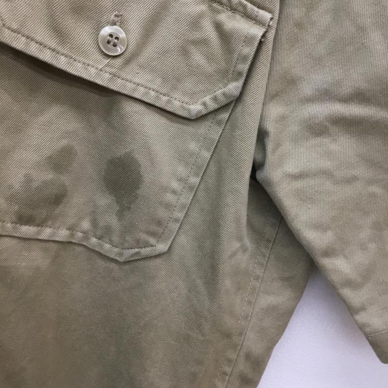 ユーズドクロージング used clothes シャツ、ブラウス 半袖 チノクロスシャツ ベージュ / ベージュ / メンズ USED 古着 中古 10054149