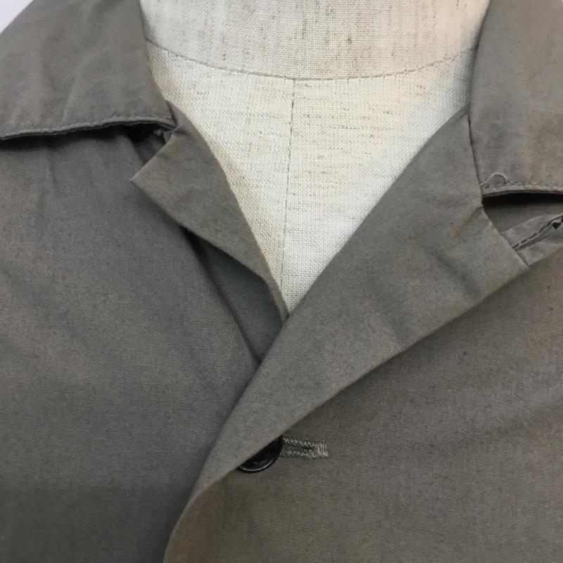 クラクト CLUCT シャツ、ブラウス 長袖 M 無地 チャコールグレー / チャコールグレー / メンズ USED 古着 中古 10054194