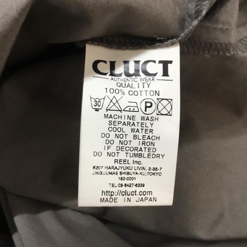 クラクト CLUCT シャツ、ブラウス 長袖 M 無地 チャコールグレー / チャコールグレー / メンズ USED 古着 中古 10054194