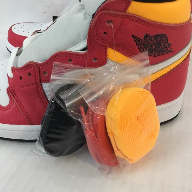 ナイキ NIKE スニーカー スニーカー 555088-603 AIR JORDAN 1 RETRO HIGH OG 27.5cm 箱有 27.5cm ロゴ、文字 白 / ホワイト / X 桃 / ピンク / X 橙 / オレンジ / メンズ USED 古着 中古 10054198