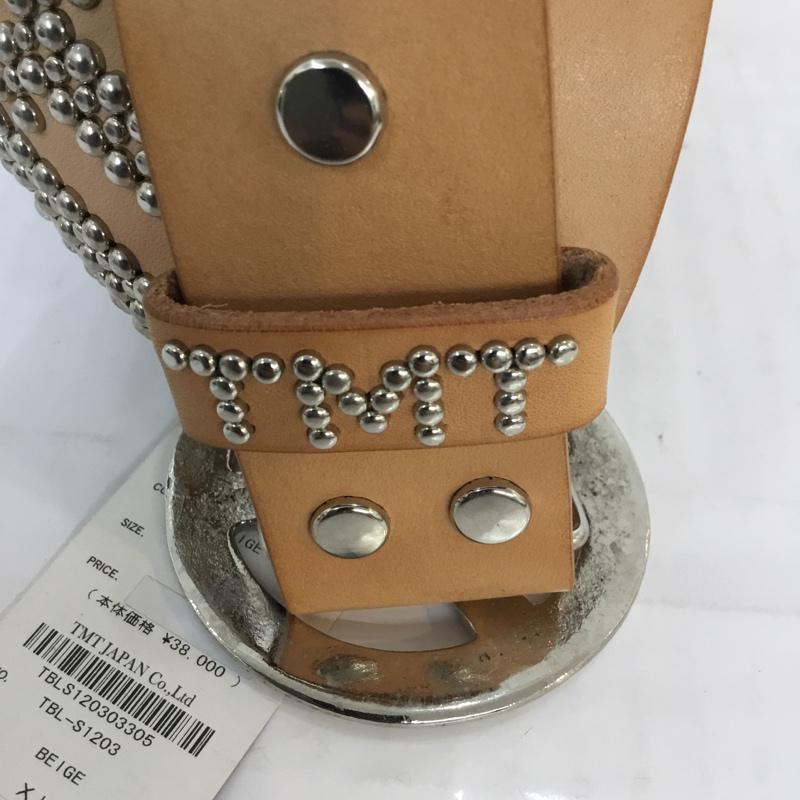 ティーエムティー TMT ベルト・バックル ベルト TBL-S1203 タグ付き XL スタッズ ベージュ / ベージュ / メンズ USED 古着 中古 10054263