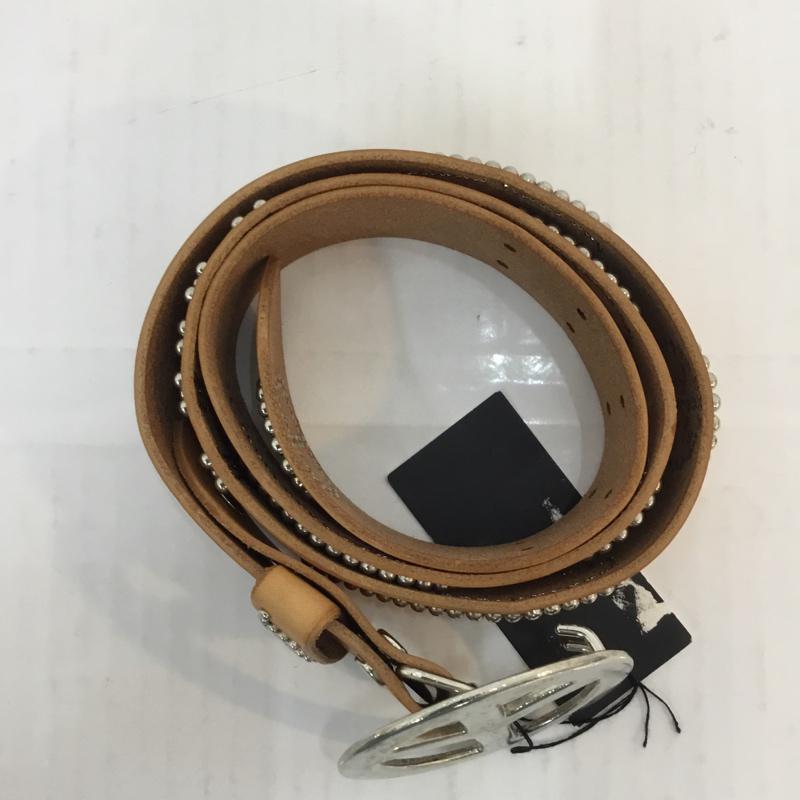ティーエムティー TMT ベルト・バックル ベルト TBL-S1203 タグ付き XL スタッズ ベージュ / ベージュ / メンズ USED 古着 中古 10054263