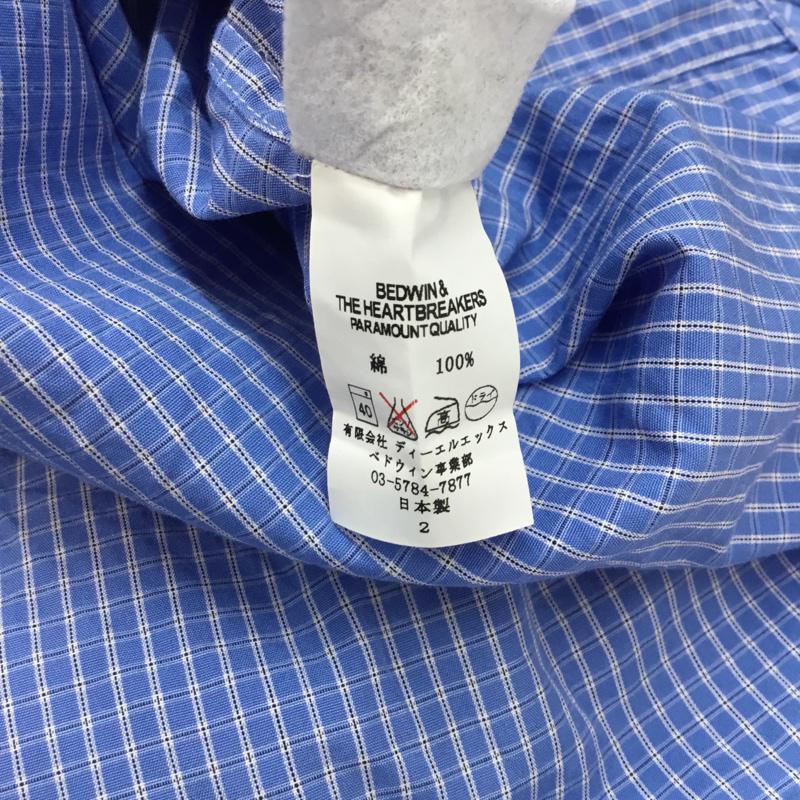 ベドウィン BEDWIN シャツ、ブラウス 長袖 2 チェック マルチカラー / マルチカラー / メンズ USED 古着 中古 10054267