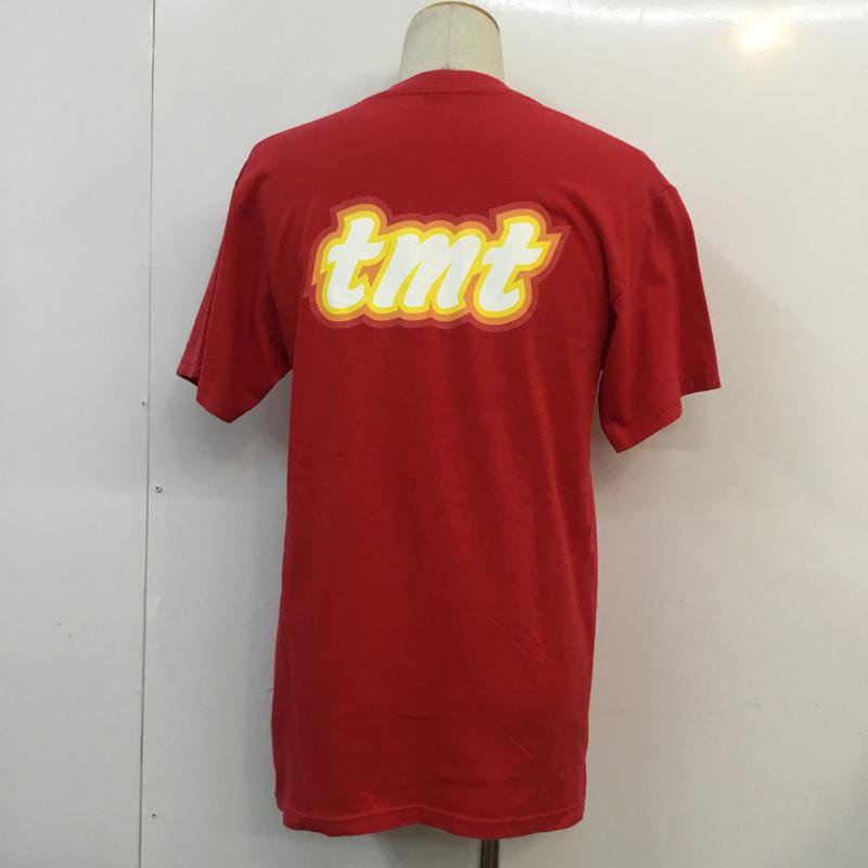 ティーエムティー TMT Tシャツ 半袖 M プリント 赤 / レッド / メンズ USED 古着 中古 10054273