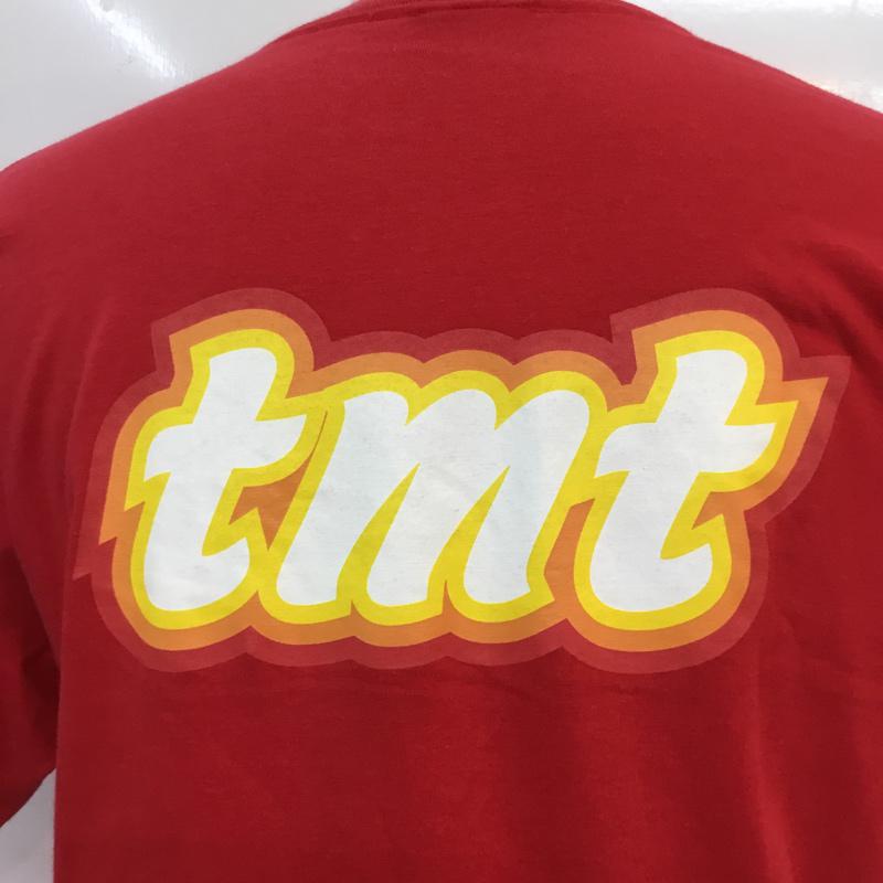 ティーエムティー TMT Tシャツ 半袖 M プリント 赤 / レッド / メンズ USED 古着 中古 10054273