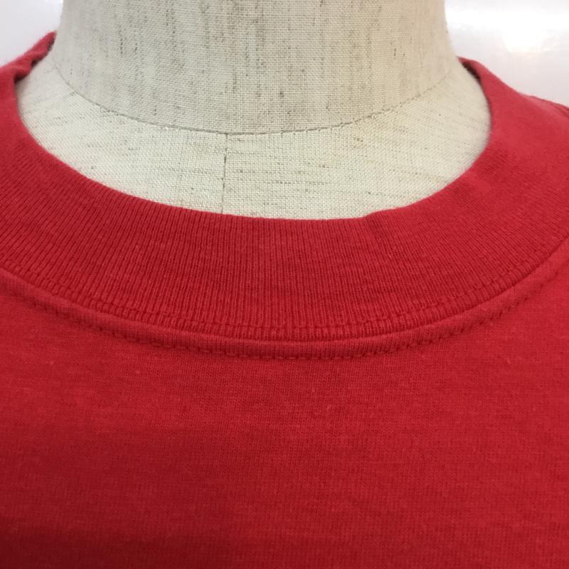 ティーエムティー TMT Tシャツ 半袖 M プリント 赤 / レッド / メンズ USED 古着 中古 10054273