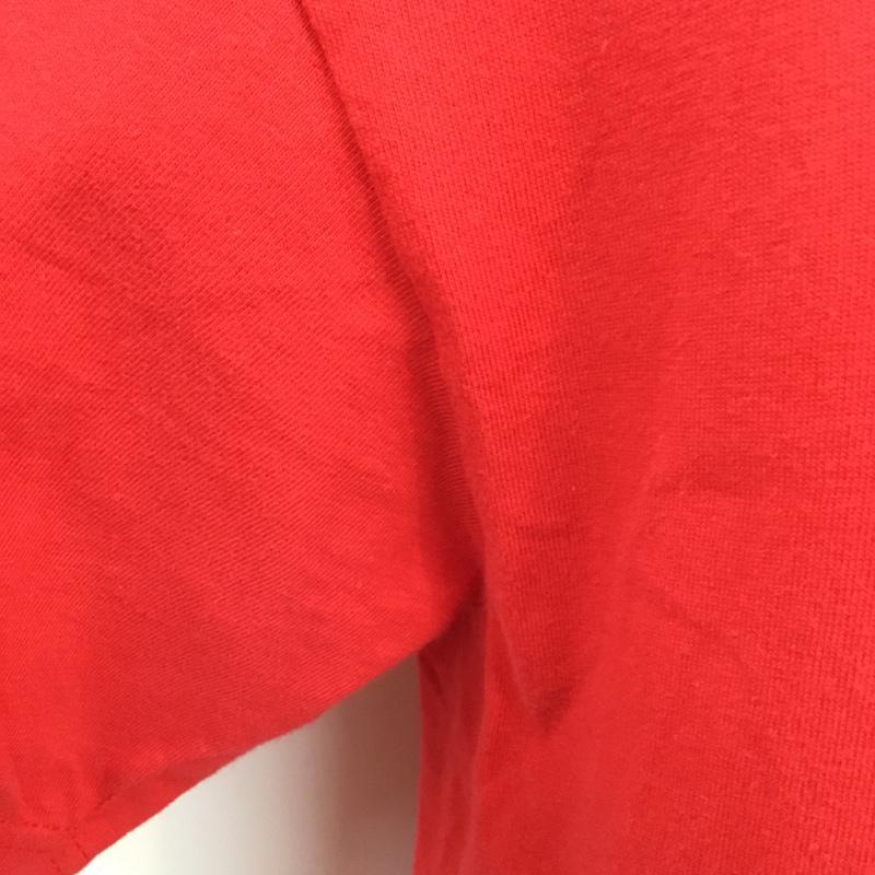 ティーエムティー TMT Tシャツ 半袖 M プリント 赤 / レッド / メンズ USED 古着 中古 10054273