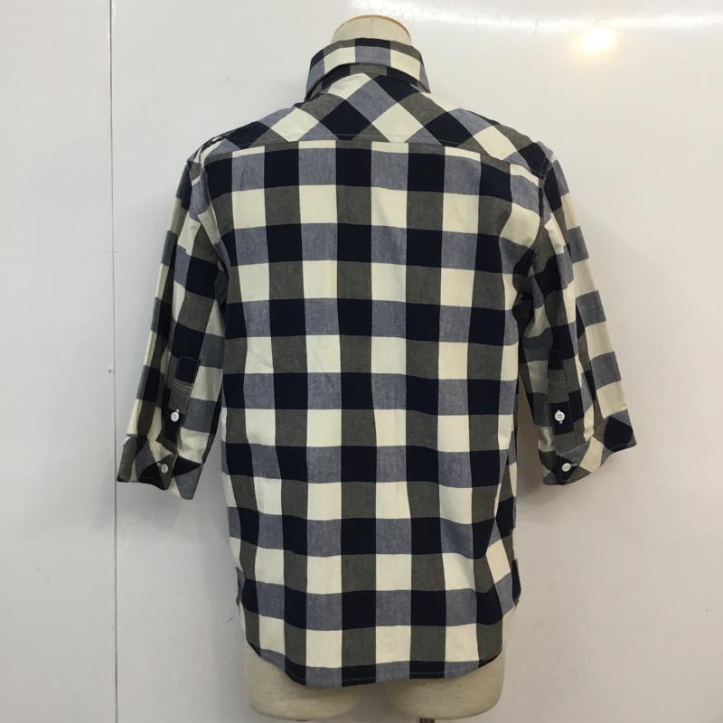 クラクト CLUCT シャツ、ブラウス 七分袖 M チェック マルチカラー / マルチカラー / メンズ USED 古着 中古 10054276