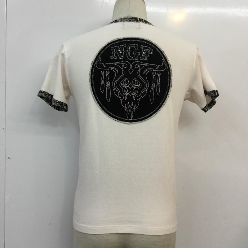 ネイティブ ギャング ファミリー NATIVE GANG FAMILY Tシャツ 半袖 プリント 桃 / ピンク / メンズ USED 古着 中古 10054283