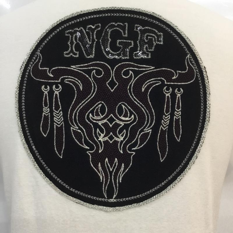 ネイティブ ギャング ファミリー NATIVE GANG FAMILY Tシャツ 半袖 プリント 桃 / ピンク / メンズ USED 古着 中古 10054283