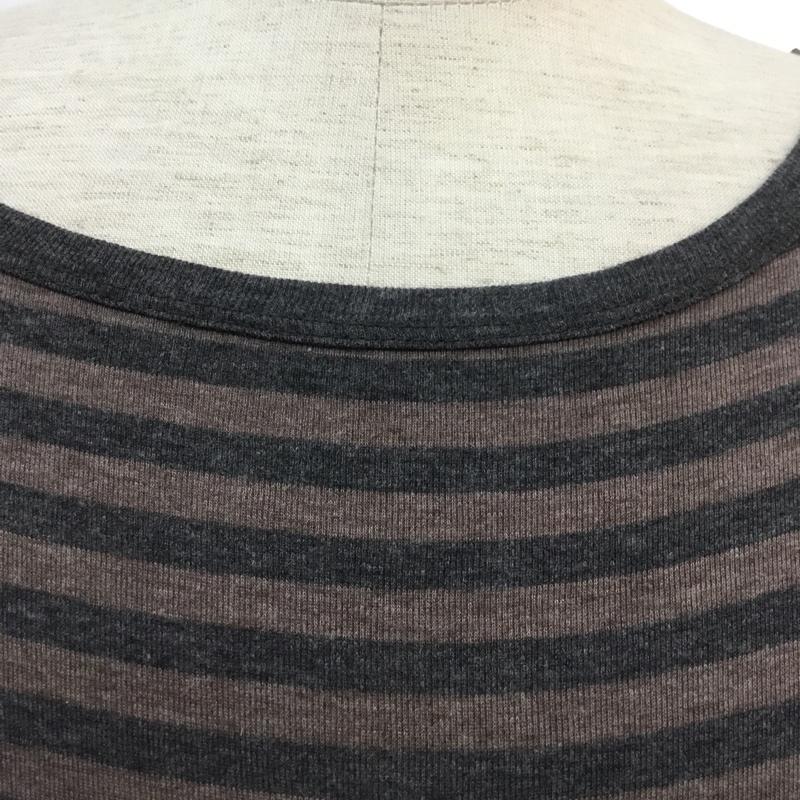 ラウンジリザード LOUNGE LIZARD Tシャツ 七分袖 3 ボーダー柄 マルチカラー / マルチカラー / メンズ USED 古着 中古 10054289