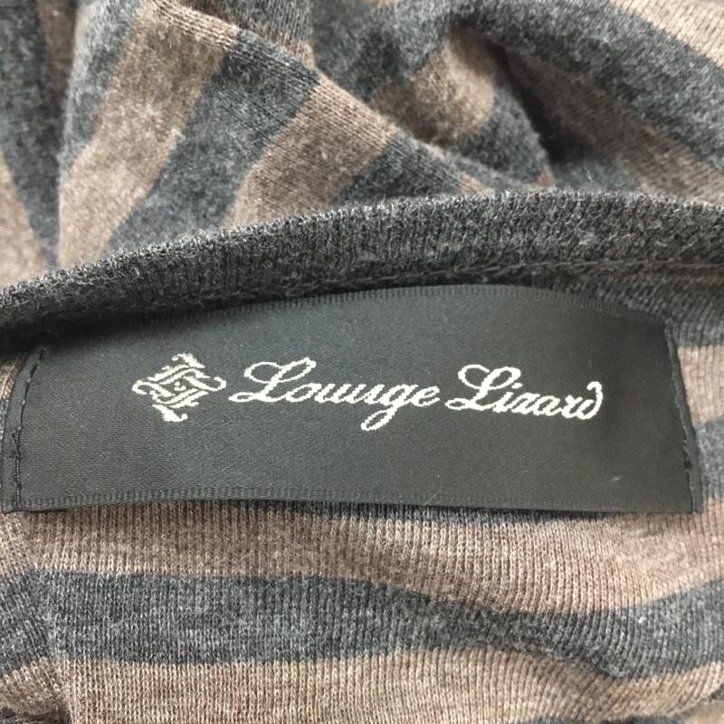 ラウンジリザード LOUNGE LIZARD Tシャツ 七分袖 3 ボーダー柄 マルチカラー / マルチカラー / メンズ USED 古着 中古 10054289
