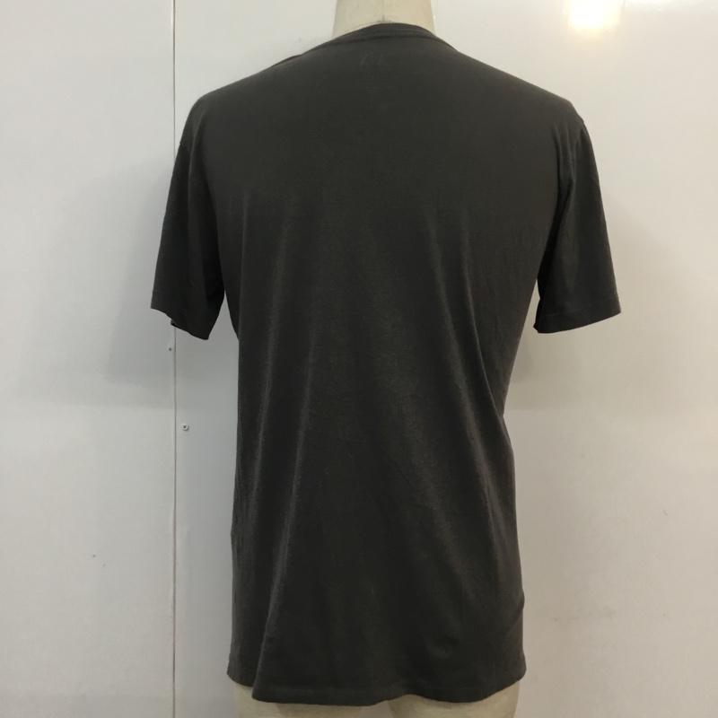 アルマーニエクスチェンジ A/X ARMANIEXCHANGE Tシャツ 半袖 プリント クルーネック S プリント チャコールグレー / チャコールグレー / メンズ USED 古着 中古 10054313