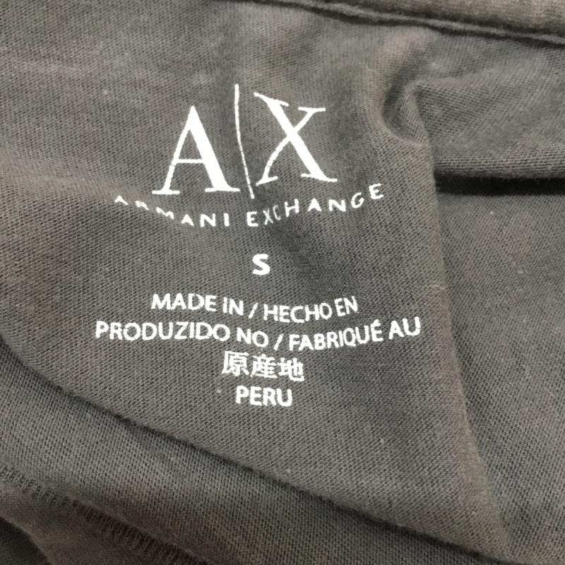 アルマーニエクスチェンジ A/X ARMANIEXCHANGE Tシャツ 半袖 プリント クルーネック S プリント チャコールグレー / チャコールグレー / メンズ USED 古着 中古 10054313