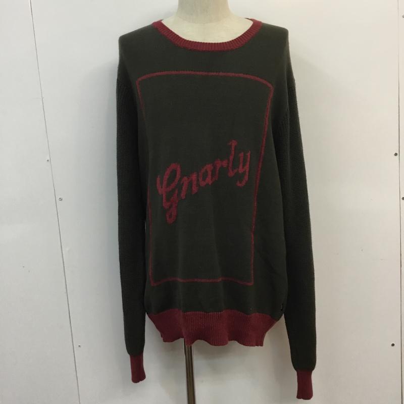 ザ クリティカル スライド ソサイエティ The Critical Slide Society ニット、セーター 長袖 XL ロゴ、文字 マルチカラー / マルチカラー / メンズ USED 古着 中古 10054339