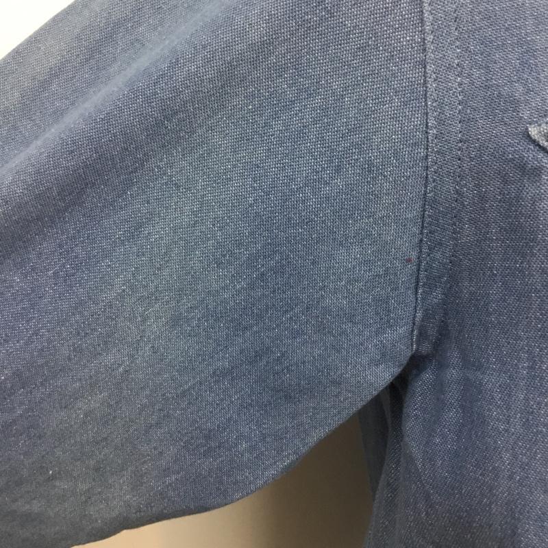アイリーライフ IRIE LIFE シャツ、ブラウス 長袖 XL 無地 水色 / ライトブルー / メンズ USED 古着 中古 10054348