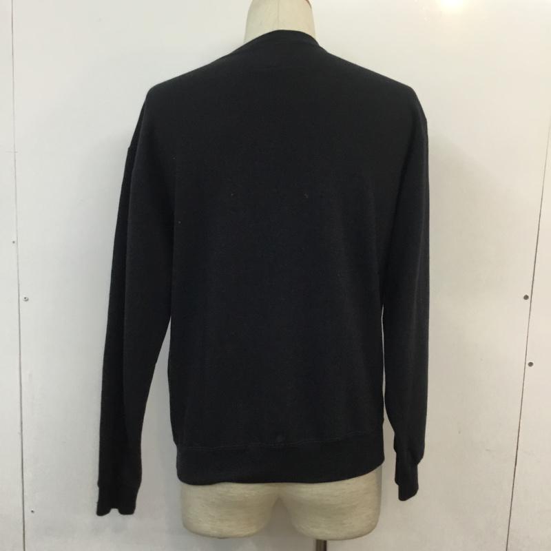 ジーディーシー GDC トレーナー 長袖 M ロゴ、文字 黒 / ブラック / メンズ USED 古着 中古 10054350