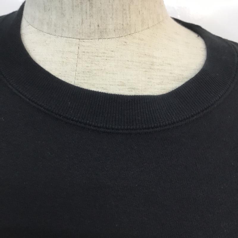 ジーディーシー GDC トレーナー 長袖 M ロゴ、文字 黒 / ブラック / メンズ USED 古着 中古 10054350
