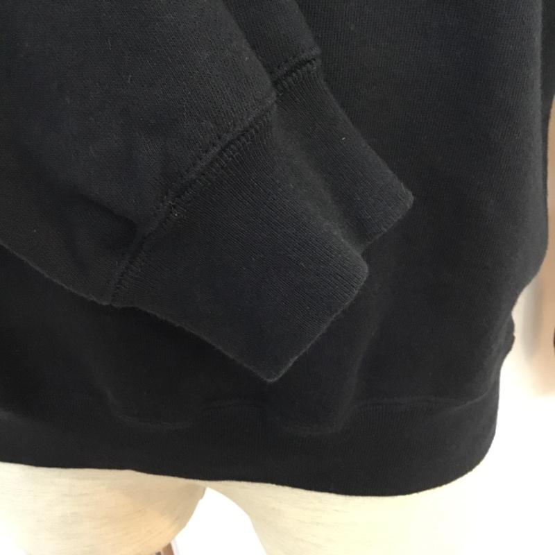 ジーディーシー GDC トレーナー 長袖 M ロゴ、文字 黒 / ブラック / メンズ USED 古着 中古 10054350