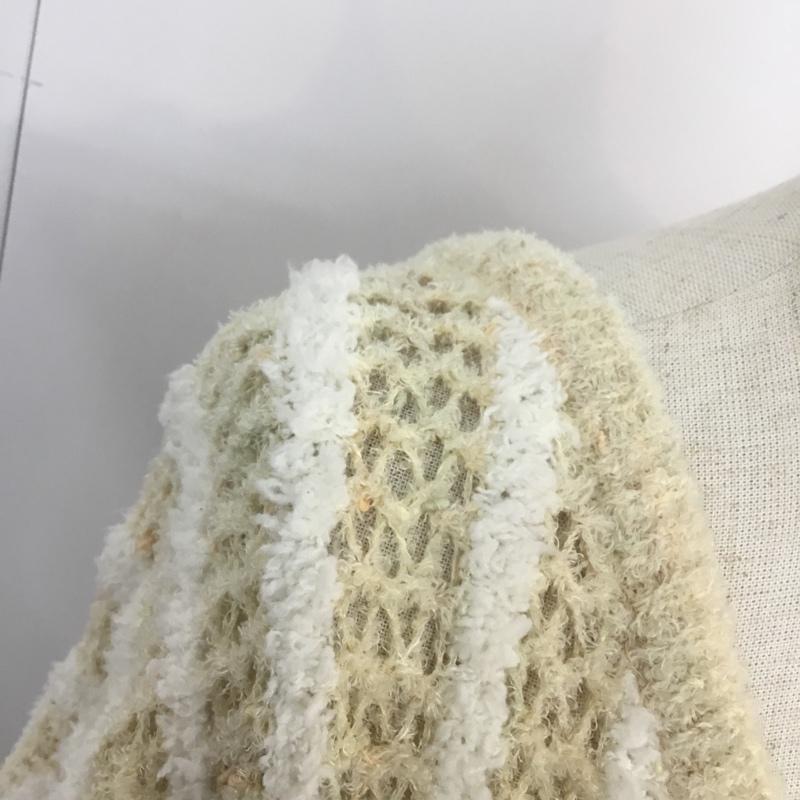 ジェラートピケ gelato pique ニット、セーター 半袖 FREE ストライプ マルチカラー / マルチカラー / レディース USED 古着 中古 10054374