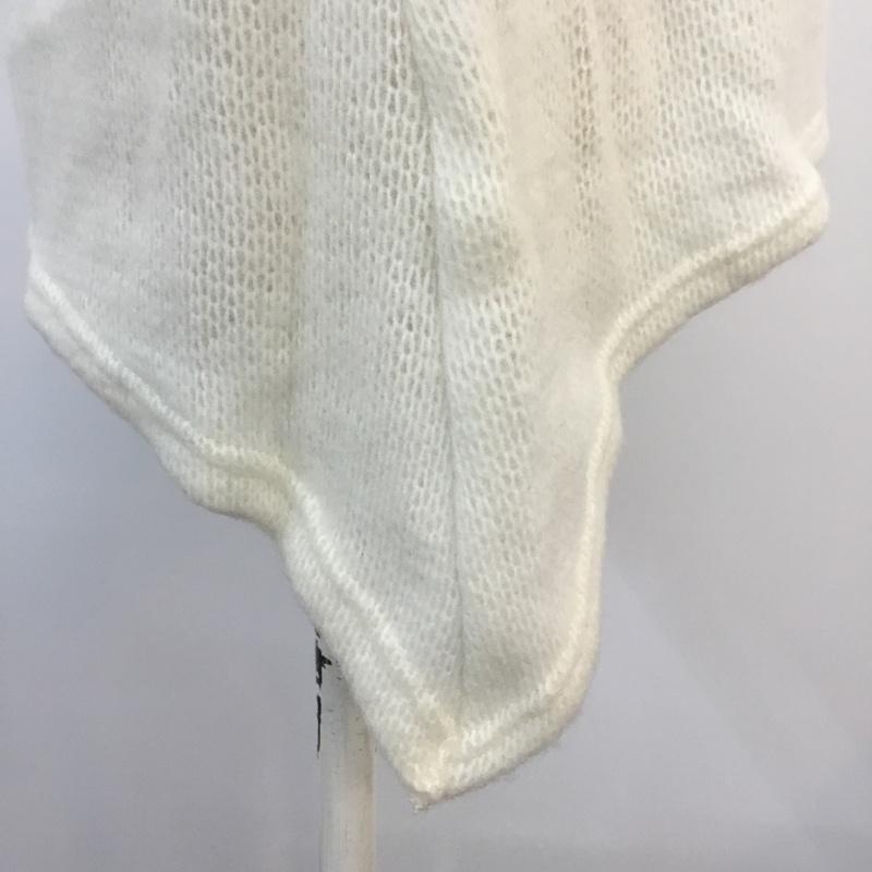 セシルマクビー CECIL McBEE ニット、セーター 長袖 M 無地 白 / ホワイト / レディース USED 古着 中古 10054443