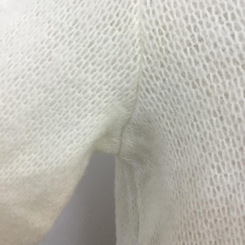 セシルマクビー CECIL McBEE ニット、セーター 長袖 M 無地 白 / ホワイト / レディース USED 古着 中古 10054443