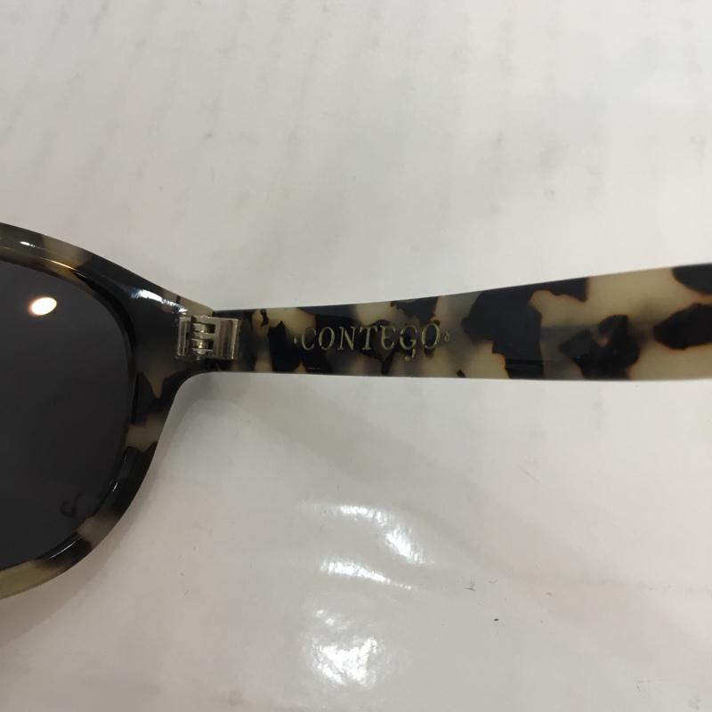 コンテゴ アイウェア contego eyewear めがね・サングラス サングラス CELA 黒 / ブラック / X ベージュ / ベージュ / メンズ USED 古着 中古 10054450