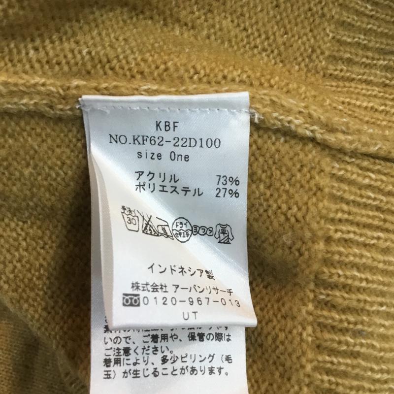 ケービーエフ KBF ニット、セーター 長袖 無地 マルチカラー / マルチカラー / レディース USED 古着 中古 10054452