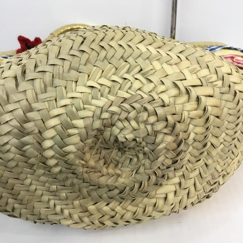 ツモリチサトキャリー tsumori chisato CARRY ハンドバッグ ハンドバッグ カゴ チェック ヒトデ ボーダー柄 X チェック 白 / ホワイト / X 青 / ブルー / X 赤 / レッド / X 黄 / イエロー / レディース USED 古着 中古 10054457