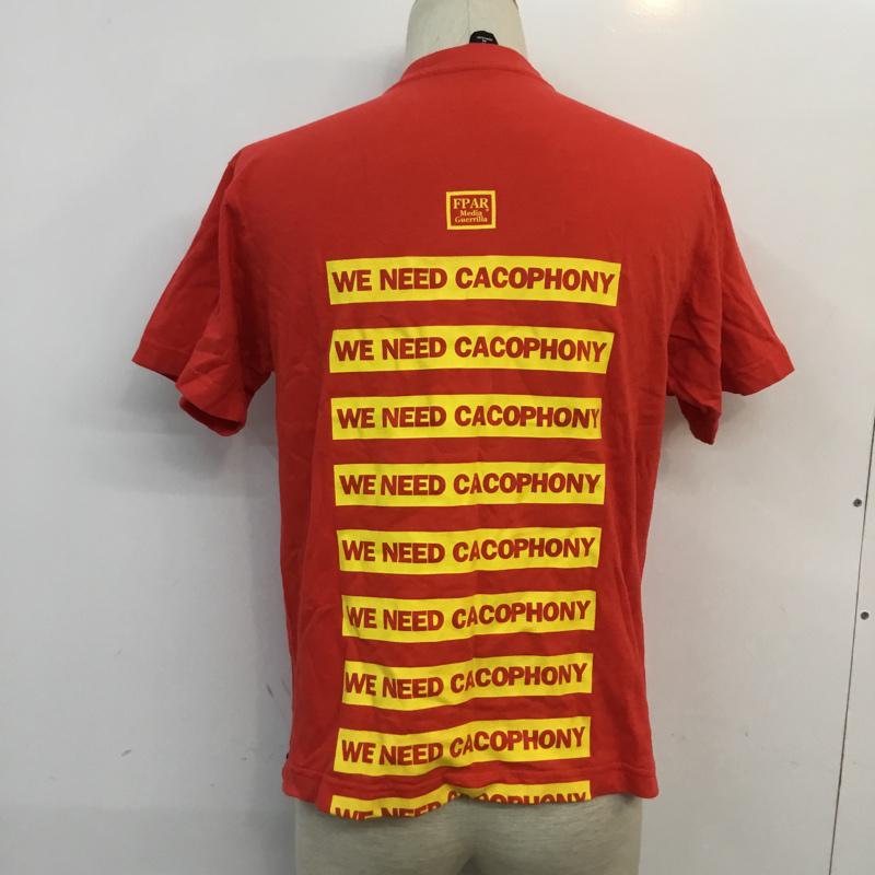 フォーティーパーセントアゲインストライツ FORTY PERCENTS AGAINST RIGHTS Tシャツ 半袖 2 ロゴ、文字 赤 / レッド / メンズ USED 古着 中古 10054483
