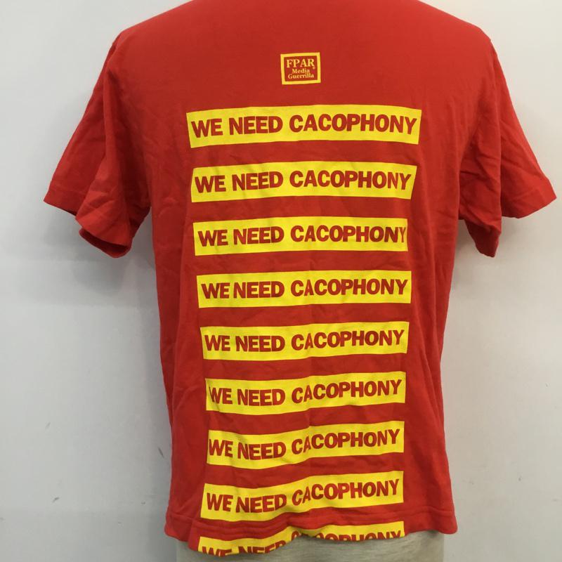 フォーティーパーセントアゲインストライツ FORTY PERCENTS AGAINST RIGHTS Tシャツ 半袖 2 ロゴ、文字 赤 / レッド / メンズ USED 古着 中古 10054483
