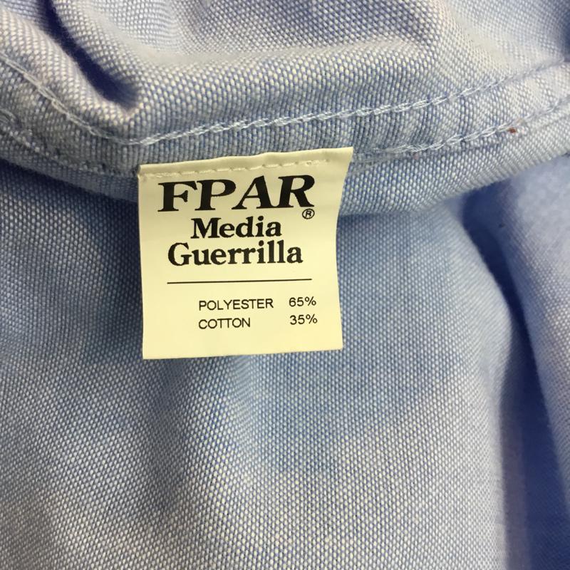 フォーティーパーセントアゲインストライツ FORTY PERCENTS AGAINST RIGHTS シャツ、ブラウス 長袖 S 無地 水色 / ライトブルー / メンズ USED 古着 中古 10054512