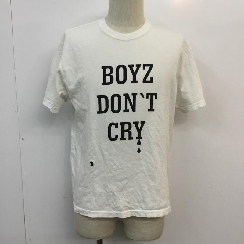 ラッツ RATS Tシャツ 半袖 M ロゴ、文字 白 / ホワイト / メンズ USED 古着 中古 10054517