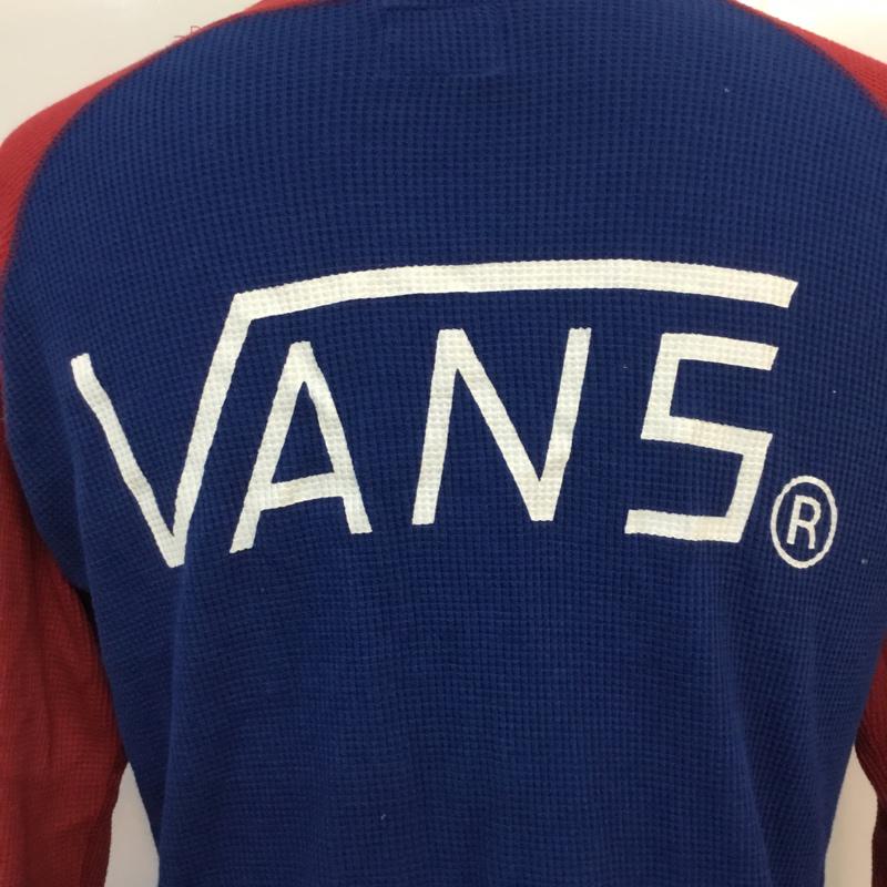 ダブルタップス W)TAPS Tシャツ 長袖 VANS M 無地 X ロゴ、文字 赤 / レッド / X 紺 / ネイビー / メンズ USED 古着 中古 10054520