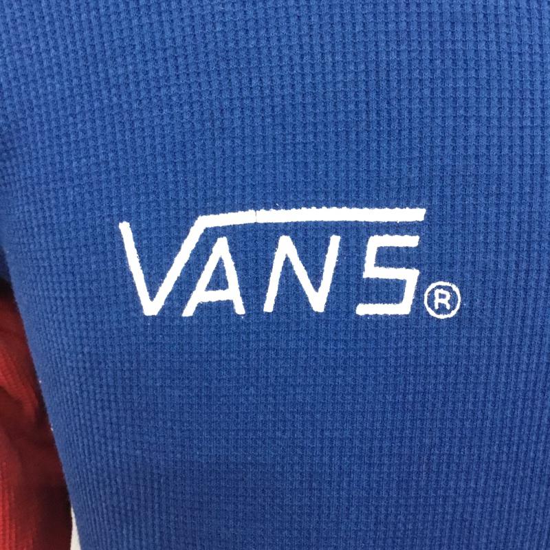 ダブルタップス W)TAPS Tシャツ 長袖 VANS M 無地 X ロゴ、文字 赤 / レッド / X 紺 / ネイビー / メンズ USED 古着 中古 10054520