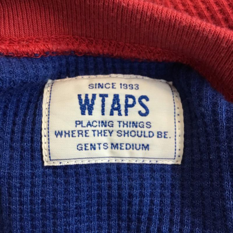 ダブルタップス W)TAPS Tシャツ 長袖 VANS M 無地 X ロゴ、文字 赤 / レッド / X 紺 / ネイビー / メンズ USED 古着 中古 10054520