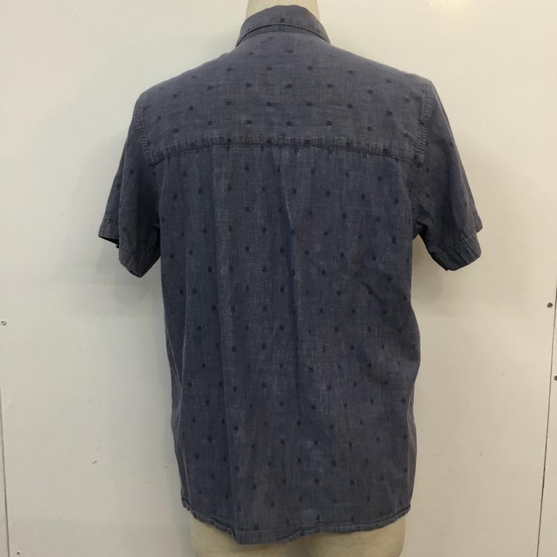 ダブルタップス W)TAPS シャツ、ブラウス 半袖 M 総柄 水色 / ライトブルー / メンズ USED 古着 中古 10054524
