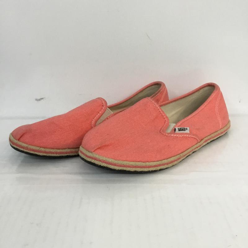 バンズ VANS スリッポン スリッポン V3668W サーフ XL ロゴ、文字 桃 / ピンク / レディース USED 古着 中古 10054532