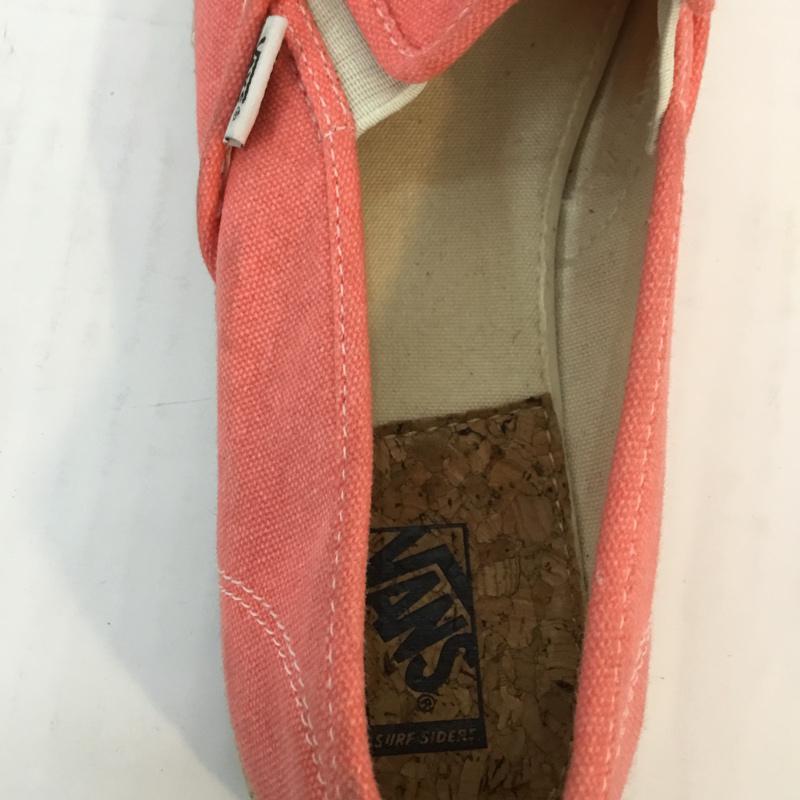 バンズ VANS スリッポン スリッポン V3668W サーフ XL ロゴ、文字 桃 / ピンク / レディース USED 古着 中古 10054532
