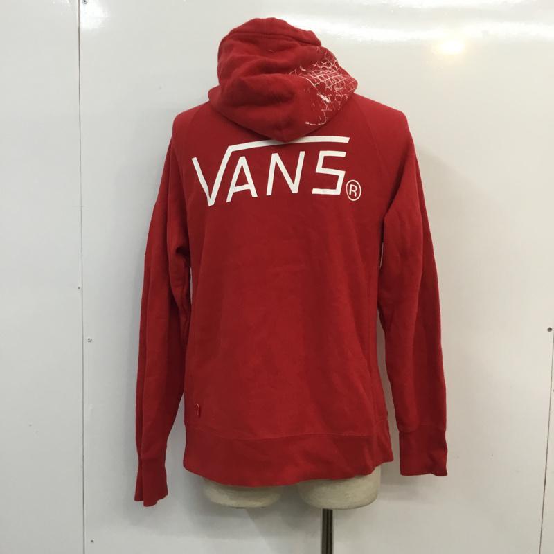 ダブルタップス W)TAPS パーカー 長袖 131ATVND-CSM04S M ロゴ、文字 赤 / レッド / メンズ USED 古着 中古 10054535