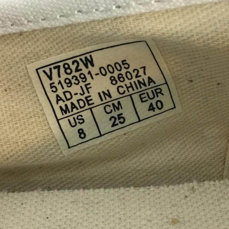 バンズ VANS スリッポン スリッポン V782W 25cm 25.0cm 無地 オフホワイト / オフホワイト / レディース USED 古着 中古 10054543
