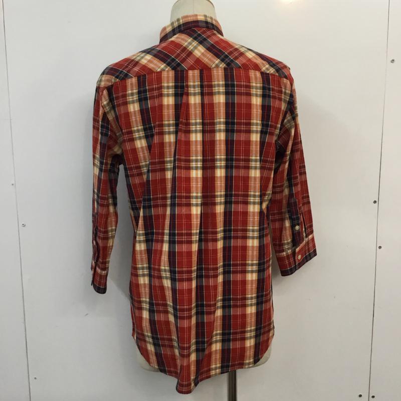 エクストララージ XLARGE シャツ、ブラウス 七分袖 M チェック マルチカラー / マルチカラー / メンズ USED 古着 中古 10054573