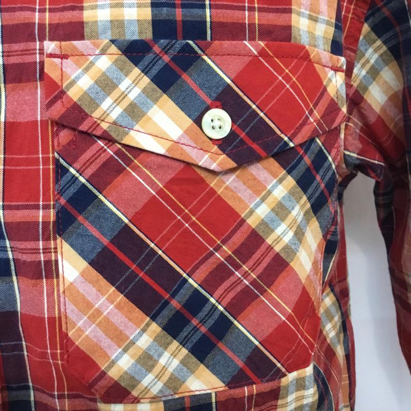 エクストララージ XLARGE シャツ、ブラウス 七分袖 M チェック マルチカラー / マルチカラー / メンズ USED 古着 中古 10054573